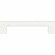 Atlas Homewares A879-WG Round Rail Pull 5 1/16 Inch (c-c) - High White Gloss