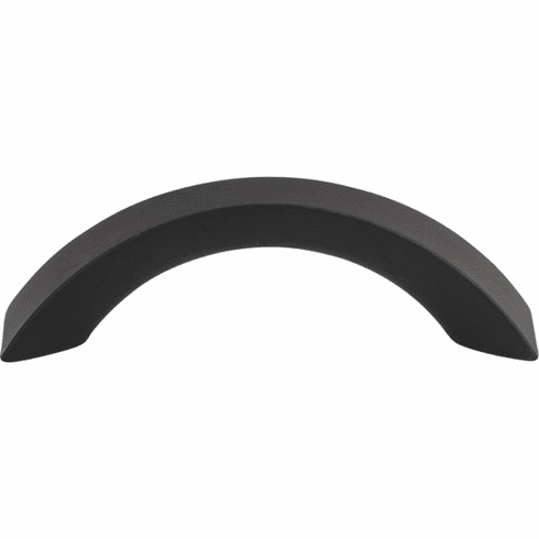 Atlas Homewares A880-BL Sleek 3" Center to Center Arch pull Matte Black
