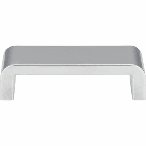 Atlas Homewares A914-CH Platform Pull 3 3/4 Inch (c-c) - Polished Chrome