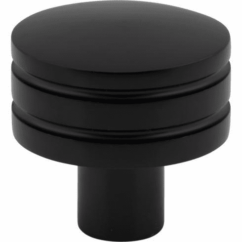 Atlas Homewares A950-BL Griffith 1 1/4" Diameter Round Knob Matte Black