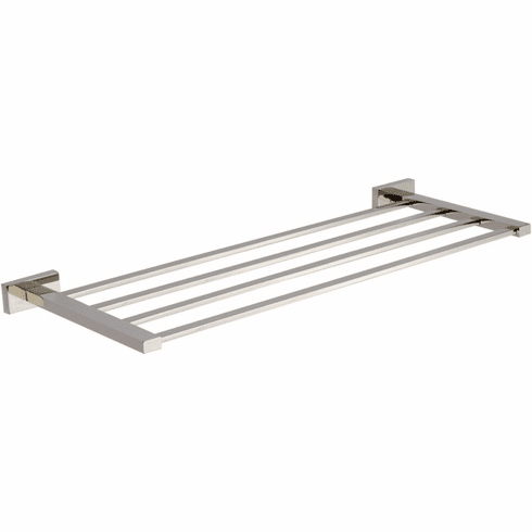 Atlas Homewares AXRK550-PN Axel Wall Mounted Towel Rack Polished Nickel