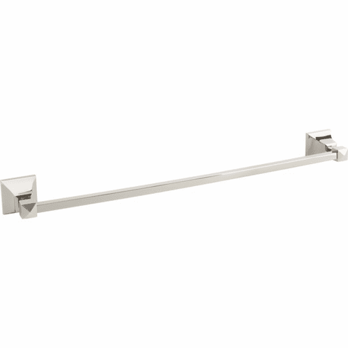 Atlas Homewares GRATB600-PN Gratitude Single 23 1/2" Wall Mounted Towel Bar Polished Nickel