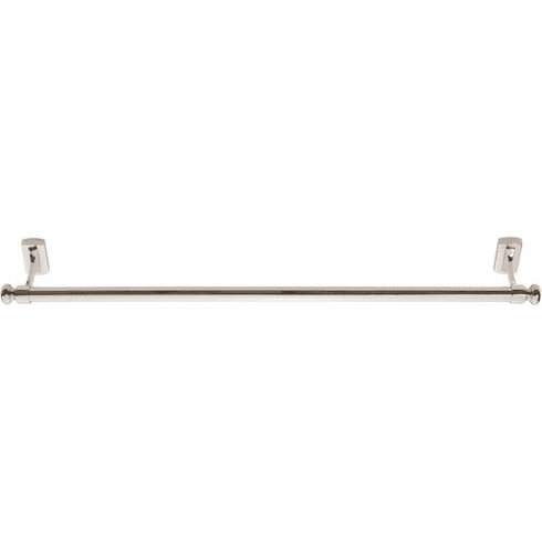 Atlas Homewares LGTB18-PN Legacy Single 20" Wall Mounted Towel Bar Polished Nickel