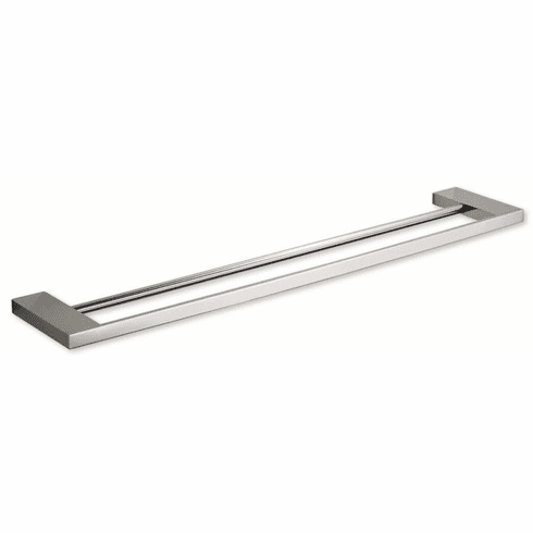 Atlas Homewares PADTB600-CH Parker Double 23 1/2" Wall Mounted Towel Bar Polished Chrome