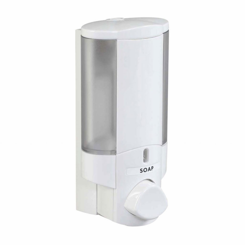 Aviva 36150 Dispenser I White w/Translucent Bottle w/Locking