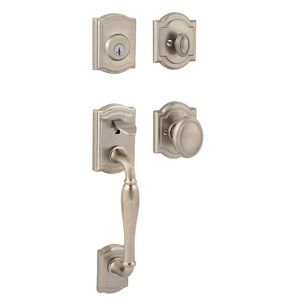BALDWIN 180WYHXCYK-ARB-15-SMT Wesley Handleset With Carnaby Knob 180WYHXCYKARB15SMT 180WYHXCYK ARB 15 SMT