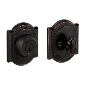 BALDWIN 380-ARB-11P-SMT Arched Single Cylinder Deadbolt 380ARB11PSMT 380 ARB 11P SMT