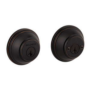 BALDWIN 385-RDB-11P-SMT Round Double Cylinder Deadbolt 385RDB11PSMT 385 RDB 11P SMT