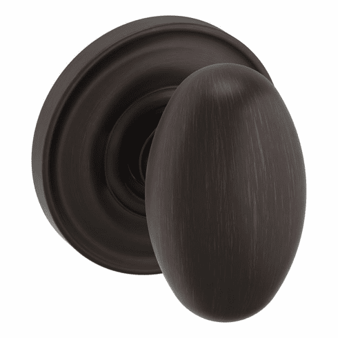 BALDWIN 5025-112-IDM Bald Half Dummy-Egg Knob W/5048 Rose 5025112IDM 5025 112 IDM