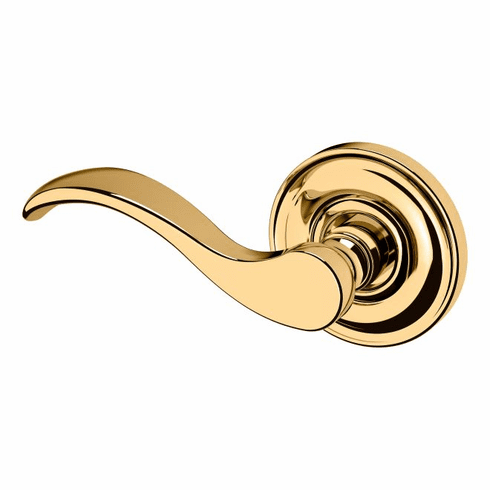 BALDWIN 5455V-003-LDM Bald Half Dummy-Wave Lever W/5048 Rose X Lh 5455V003LDM 5455V 003 LDM
