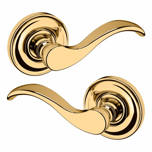 BALDWIN 5455V-031-FD Bald Full Dummy-Wave Lever W/5048 Rose 5455V031FD 5455V 031 FD