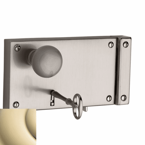 BALDWIN 5634-003-R Rim Deadlock Bright Brass