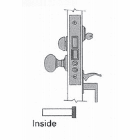 BALDWIN 6021-260-L Bald Mtse Lock Body -Ent-Emer X Knob X Lh 6021260L 6021 260 L