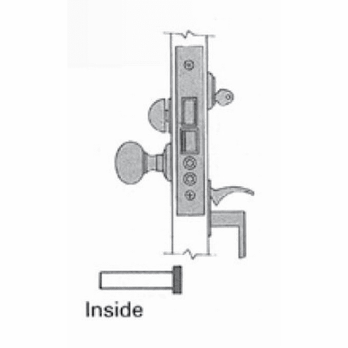 BALDWIN 6320-260-RRLS Bald Mtse Lock Body -Res Entr X Lvr-Rhr 6320260RRLS 6320 260 RRLS
