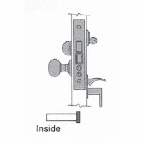 BALDWIN 6321-112-R Bald Mtse Lock Body - Entr-Emer X Knob-Rh 6321112R 6321 112 R