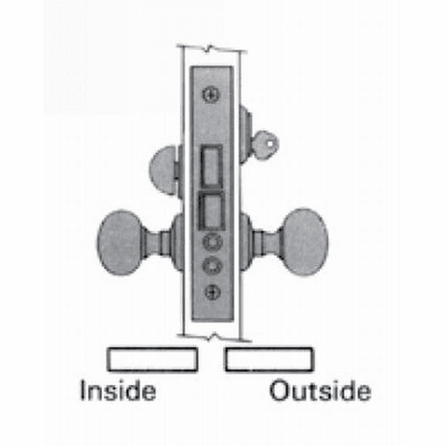 BALDWIN 6802-003-R Mortise Locks