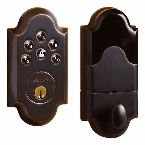 BALDWIN 8252-112-AC1 Bald Boulder Keyless Deadbolt 8252112AC1 8252 112 AC1