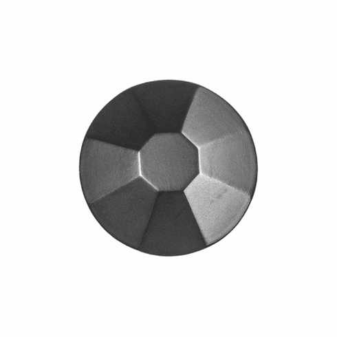 Belwith B053134-MB Facette Knob, 1-3/8" Dia Matte Black