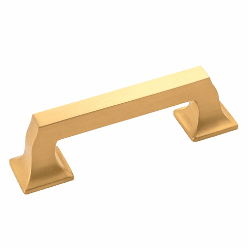 Belwith B055550-BGB Studio Ii Pull, 3" C/C Brushed Golden Brass