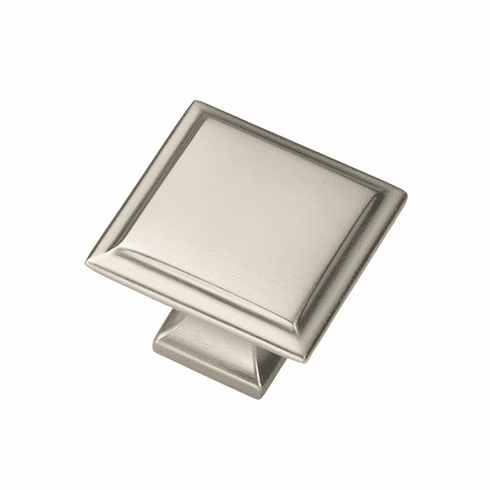 Belwith B055555-SN Studio Ii Knob, 1-1/4" Sq Satin Nickel