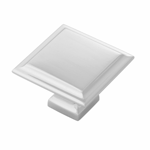 Belwith B055577-14 Studio Ii Knob, 1-1/2" Sq Polished Nickel