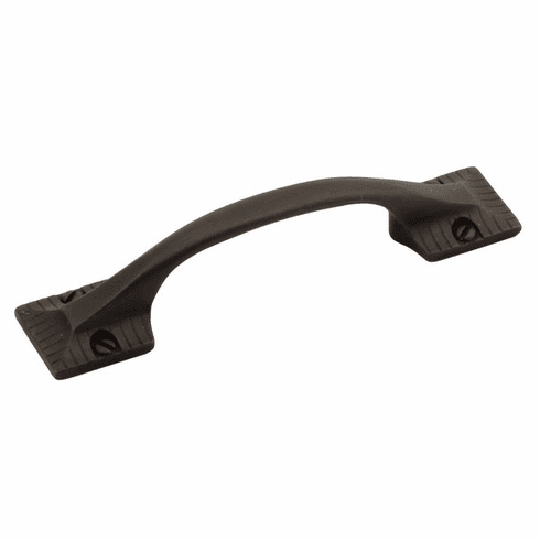 Belwith B056555-BI Vintage 1900 Pull, 3" C/C Black Iron