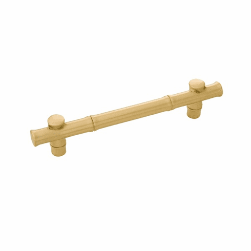 Belwith B056657-04 Junzi Pull, 128Mm C/C Satin Brass