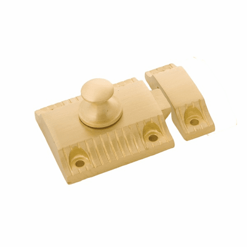 Belwith B056714-04 Vintage 1900 Latch, 2-7/16" X 1-9/16" Satin Brass