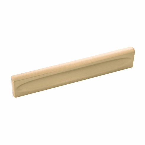 Belwith B075530-BGB Ingot Pull, 128Mm C/C Brushed Golden Brass