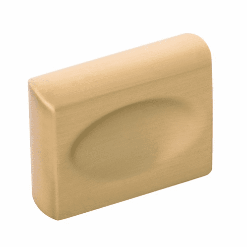 Belwith B075644-BGB Ingot Knob, 1-3/8" X 7/16" Brushed Golden Brass