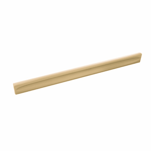 Belwith B075645-BGB Ingot Pull, 12" C/C Brushed Golden Brass