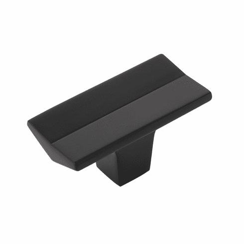 Belwith B076087-MB Avenue Knob, 2" X 1" Matte Black