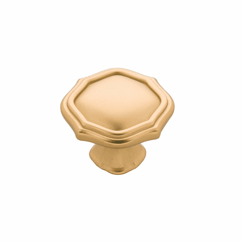 Belwith B076137-BGB Trellis Knob, 1-1/2" Dia Brushed Golden Brass