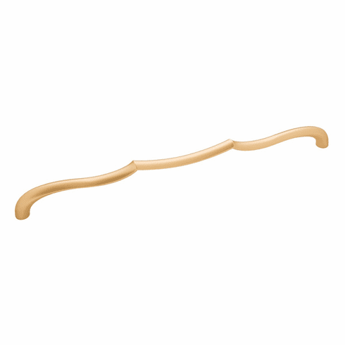 Belwith B076145-BGB Trellis Pull, 12" C/C Brushed Golden Brass