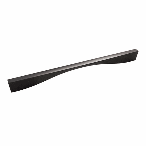 Belwith B076154-MB Channel Pull, 12" C/C Matte Black