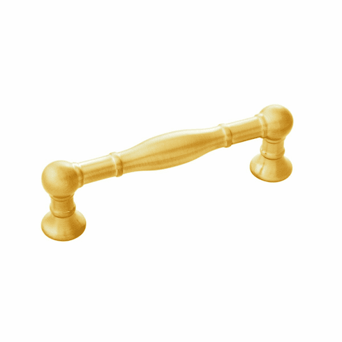 Belwith B076290-BGB Fuller Pull, 96Mm C/C Brushed Golden Brass