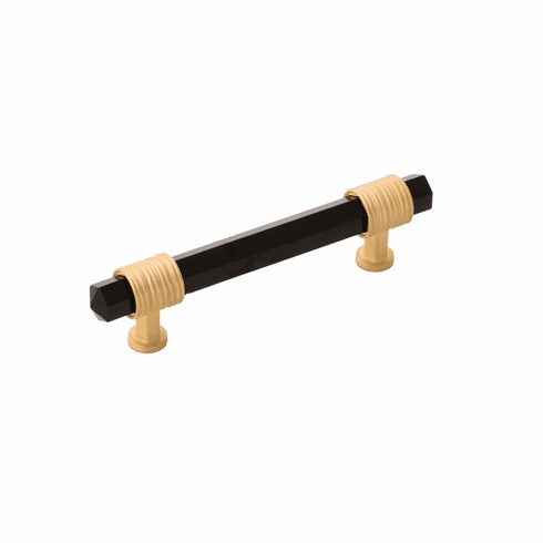 Belwith B076306GB-BGB Chrysalis Pull, 96Mm C/C Brushed Golden Brass