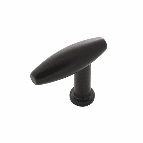 Belwith B076337-FO Wexler Knob, 1-1/2" X 1/2" Flat Onyx