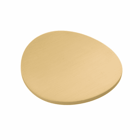Belwith B076527-BGB Vale Knob, 3" Dia. Brushed Golden Brass