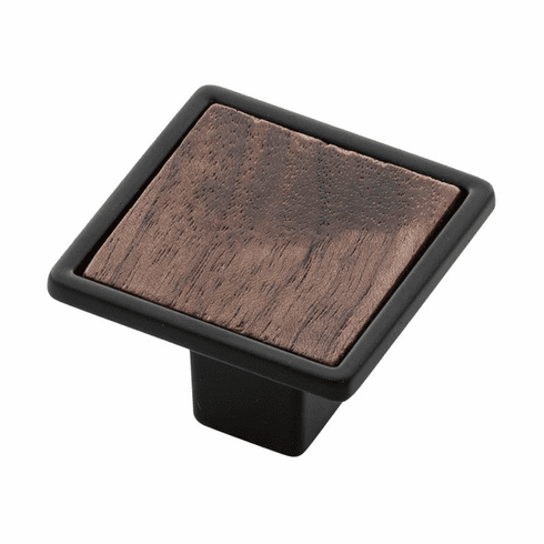 Belwith B076617WN-MB Fuse Knob, 1-7/16" Sq. Matte Black