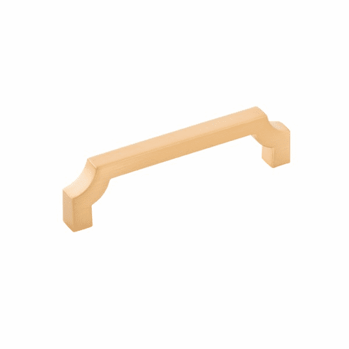Belwith B076641-BGB Monarch Pull, 96Mm C/C Brushed Golden Brass