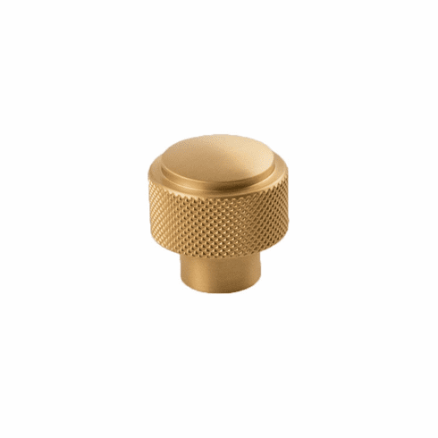 Belwith B076865-BGB Verge Knob, 1-3/16" Dia. Brushed Golden Brass