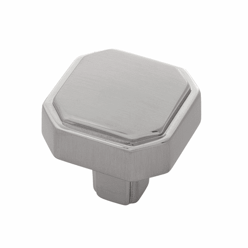 Belwith B076895-SN Monroe Knob, 1-5/16" X 1-5/16" Satin Nickel
