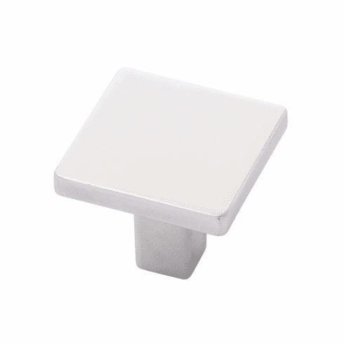 Belwith B077034-14 Emerge Knob, 1-5/16" Sq. Polished Nickel