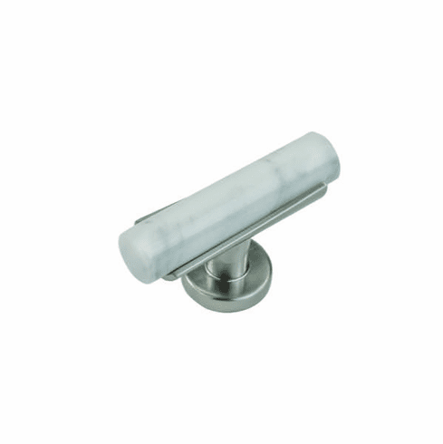 Belwith B077041MW-SN Firenze T-Knob, 2-1/2" X 1" Satin Nickel