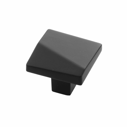 Belwith B077150-MB Veer Knob, 1-3/8" Sq. Matte Black