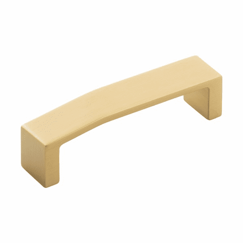 Belwith B077154-BGB Veer Pull, 96Mm C/C Brushed Golden Brass