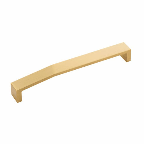 Belwith B077157-BGB Veer Pull, 192Mm C/C Brushed Golden Brass