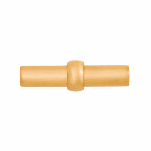 Belwith B077328-BGB Ostia T-Knob, 2-1/2" X 13/16" Brushed Golden Brass