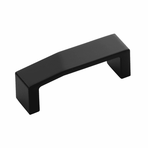 Belwith B077400-MB Veer Pull, 3" C/C Matte Black